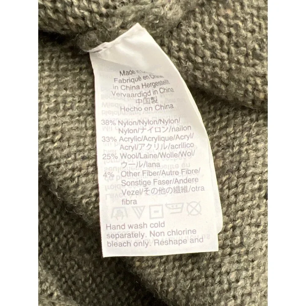 Madewell Donegal Button Sleeve Sweater Mini Dress Size XXS - Picture 11 of 11